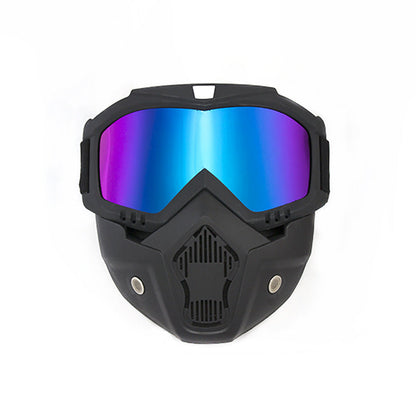 🎃 Motorcycle masks and riding goggles are windproof, UV-proof and dustproof (special for welding)