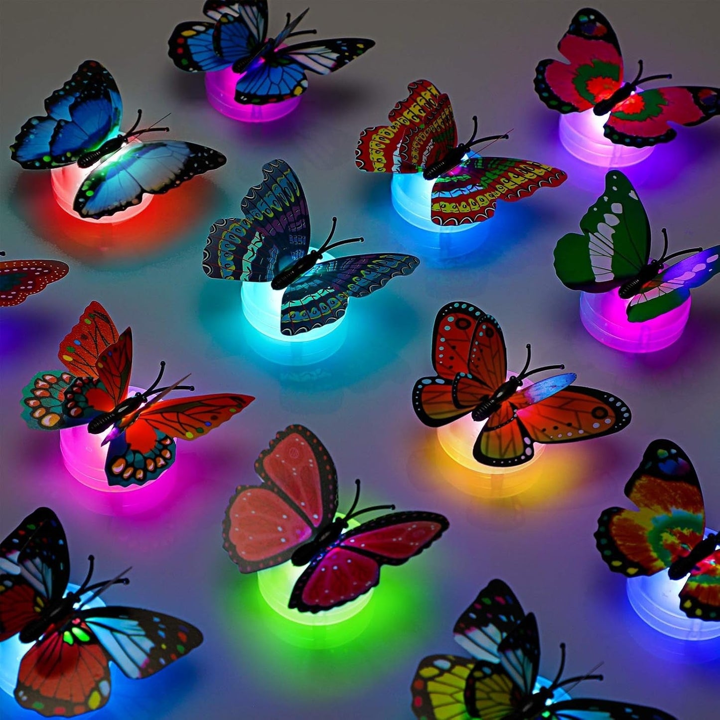 🦋24pcs 3D LED Butterfly Decoration Night Light🦋