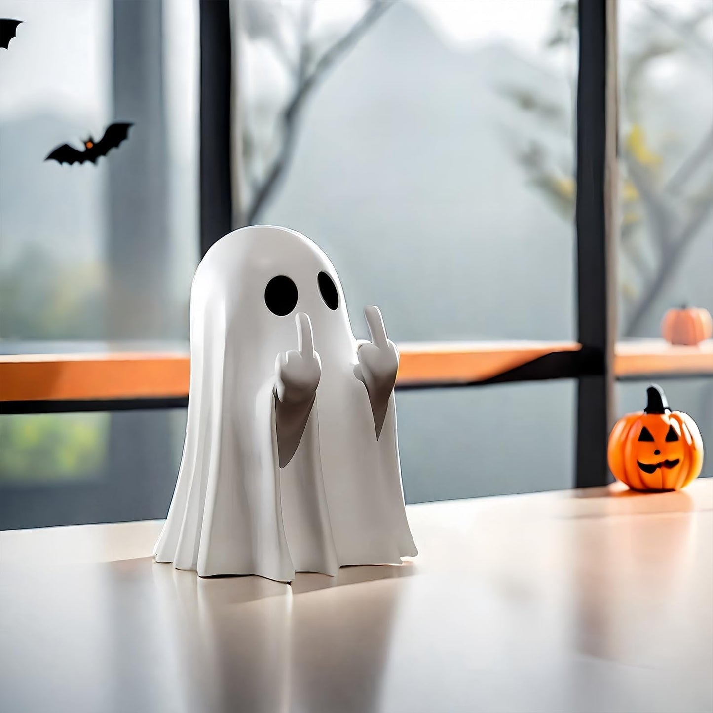 Small Scary Ghost Figurine - Halloween Ghost Figurine - Scary Resin Ghost Statue👻👻