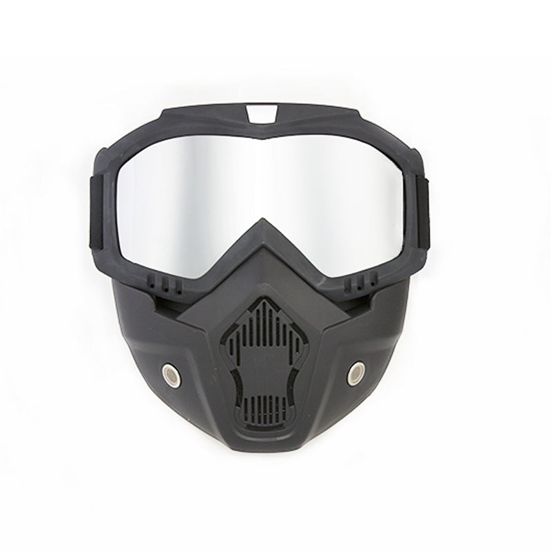 🎃 Motorcycle masks and riding goggles are windproof, UV-proof and dustproof (special for welding)