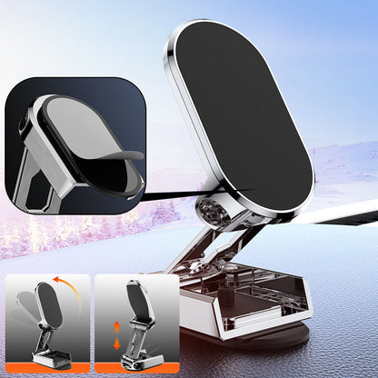 Magnetic suction cup can rotate 360° Foldable mobile phone holder