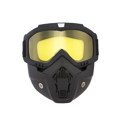 🎃 Motorcycle masks and riding goggles are windproof, UV-proof and dustproof (special for welding)