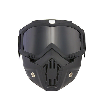 🎃 Motorcycle masks and riding goggles are windproof, UV-proof and dustproof (special for welding)