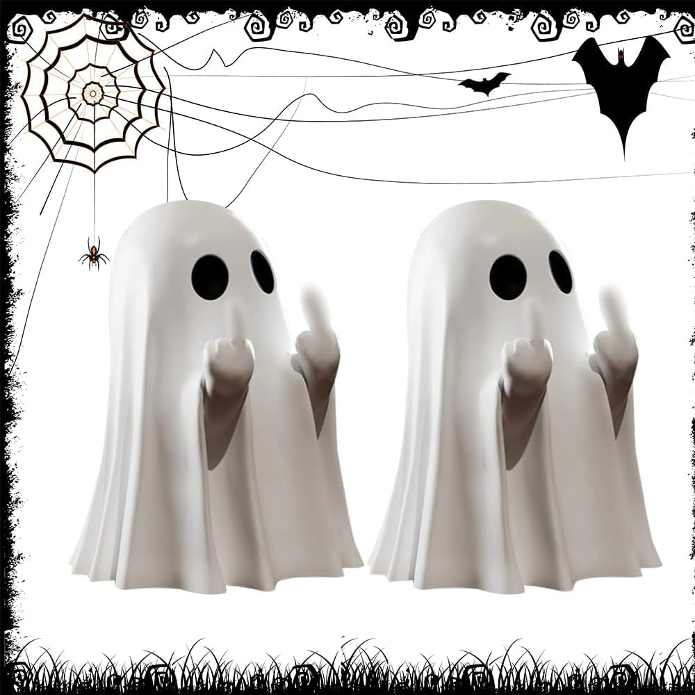 Small Scary Ghost Figurine - Halloween Ghost Figurine - Scary Resin Ghost Statue👻👻