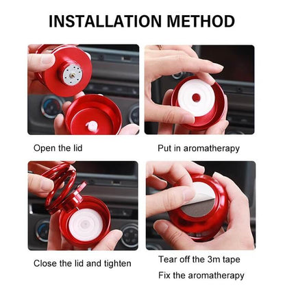 🔥 Solar Rotating Suspension Car Aromatherapy🔥