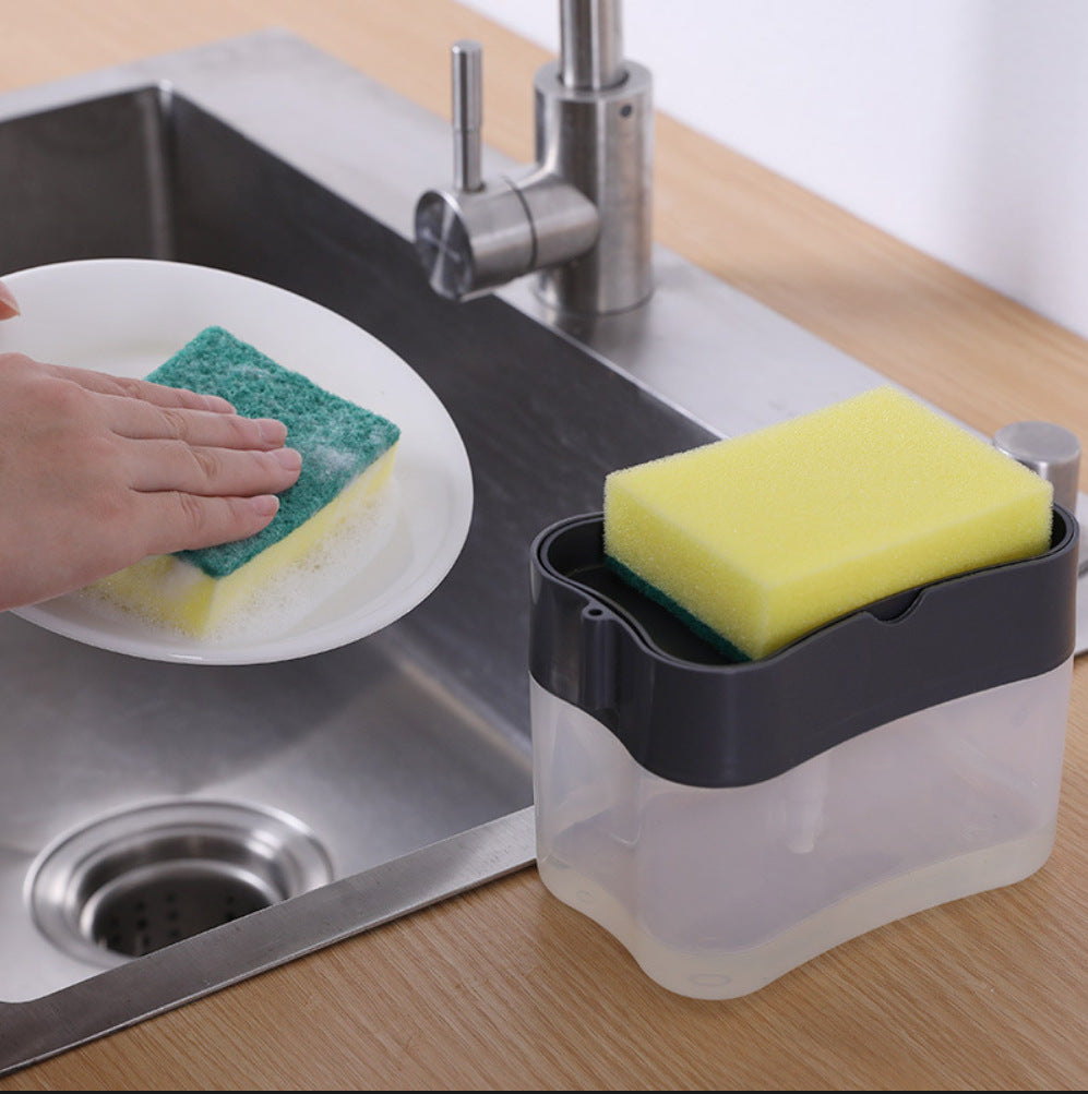 🔥🔥 2 in 1 Soap Dispenser with Sponge