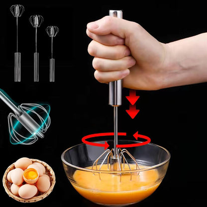 Tainless Steel Semi-Automatic Whisk🔥