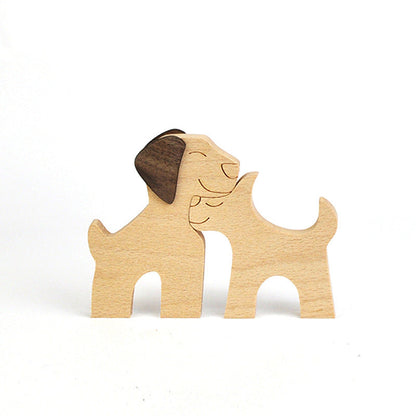 Pet Memory Wood Carving Ornaments