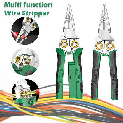 8 In 1 Wire Stripping Pliers Multifunction Electrician Cable Stripper Cutting Splitting Repair Hand Tools Pliers