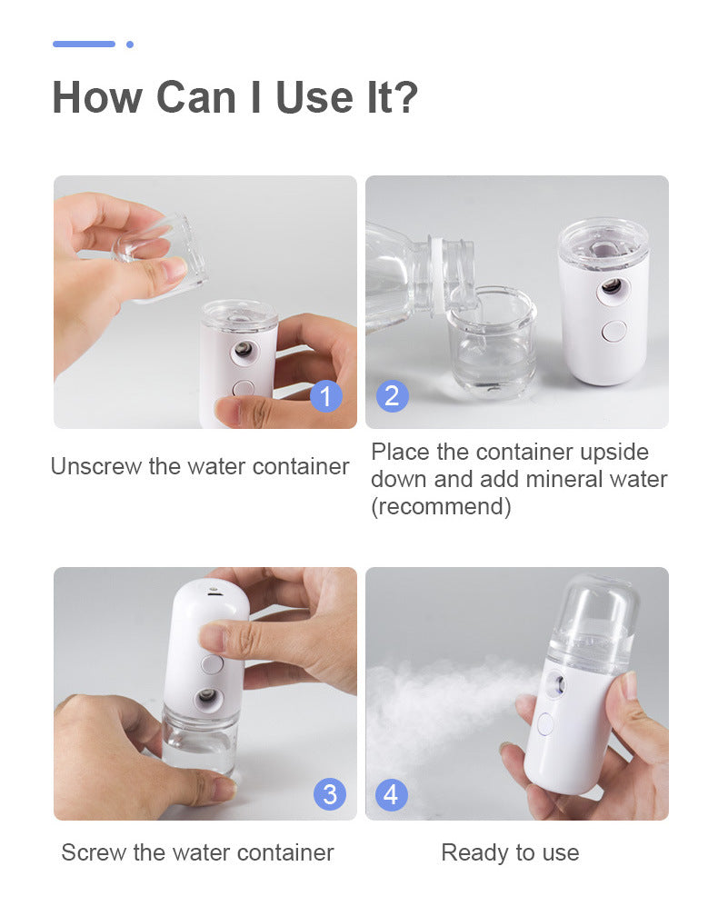 Rechargeable Nano Spray Humidifier