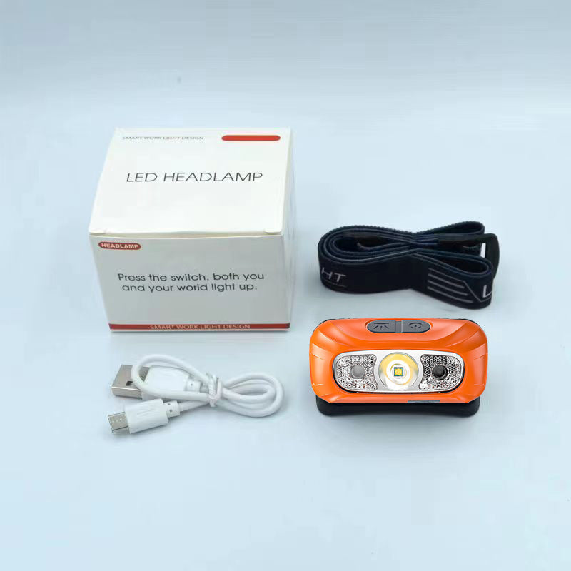 💡Super Bright Light Sensor Mini Led Headlamp