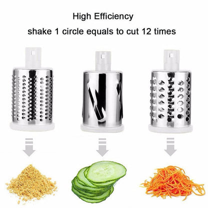 3-in-1 Manual Vegetable Cutter Kitchen Accessories Grater