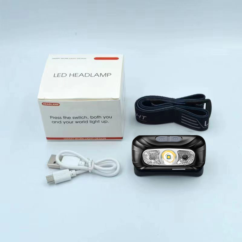 💡Super Bright Light Sensor Mini Led Headlamp