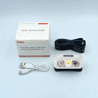 💡Super Bright Light Sensor Mini Led Headlamp