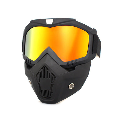 🎃 Motorcycle masks and riding goggles are windproof, UV-proof and dustproof (special for welding)