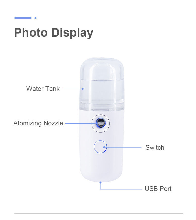 Rechargeable Nano Spray Humidifier