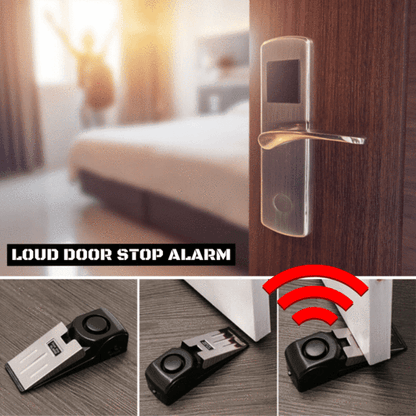 Door stop alarm, household door stop, door stop suitable for traveling or living alone