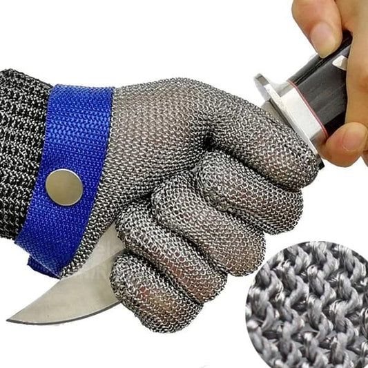 🔥🔥Food Grade Stainless Steel Mesh Metal Glove(1pcs)